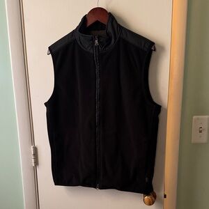 Banana Republic Men's Black Zip-Up Vest